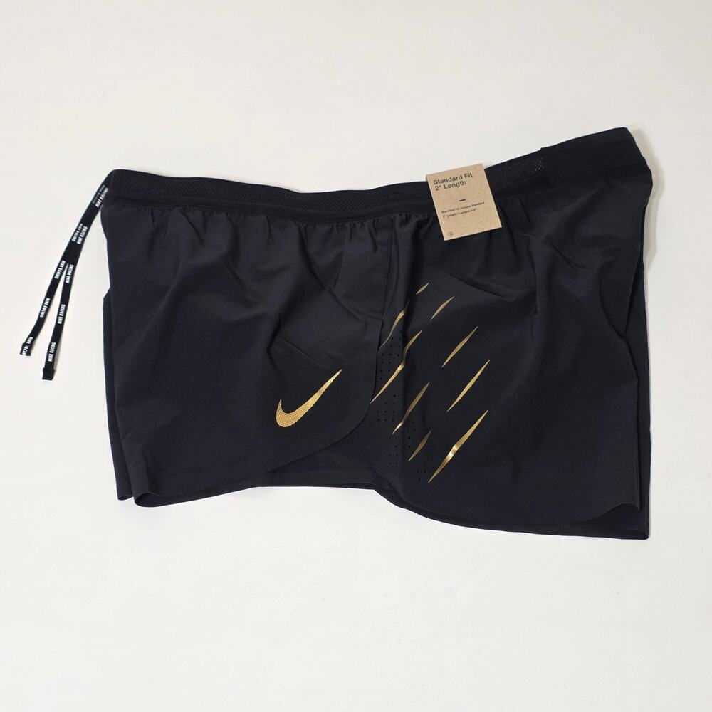 Nike AeroSwift x Jakob Dri-FIT ADV 2" Running Shorts HQ419701 Black Men's Sz XL